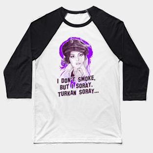 Eva Mendes and Turkan Soray Turkish Queen actress Baseball T-Shirt